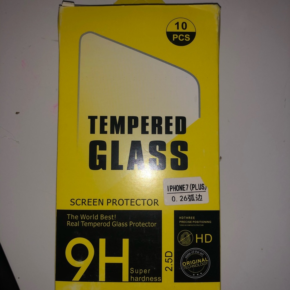 Glass screen protectors